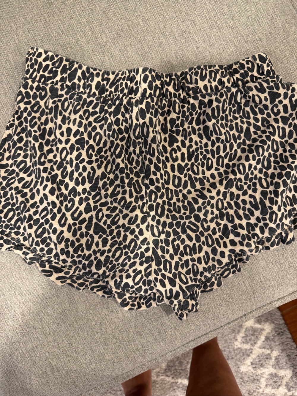 Crew cuts leopard print girls shorts